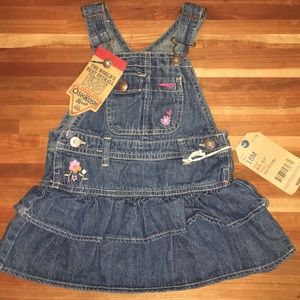 Oshkosh overall dress NWT 18 months.